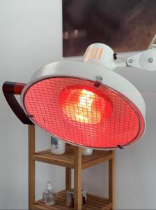 Lampe IR 250 W à ampoule sur bras articulé