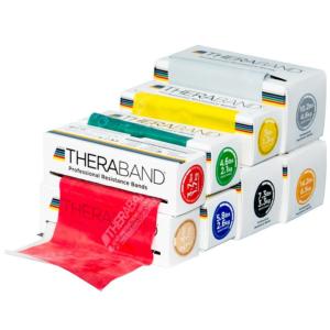 Bande élastique TheraBand 5.5 m ou 45.5 m